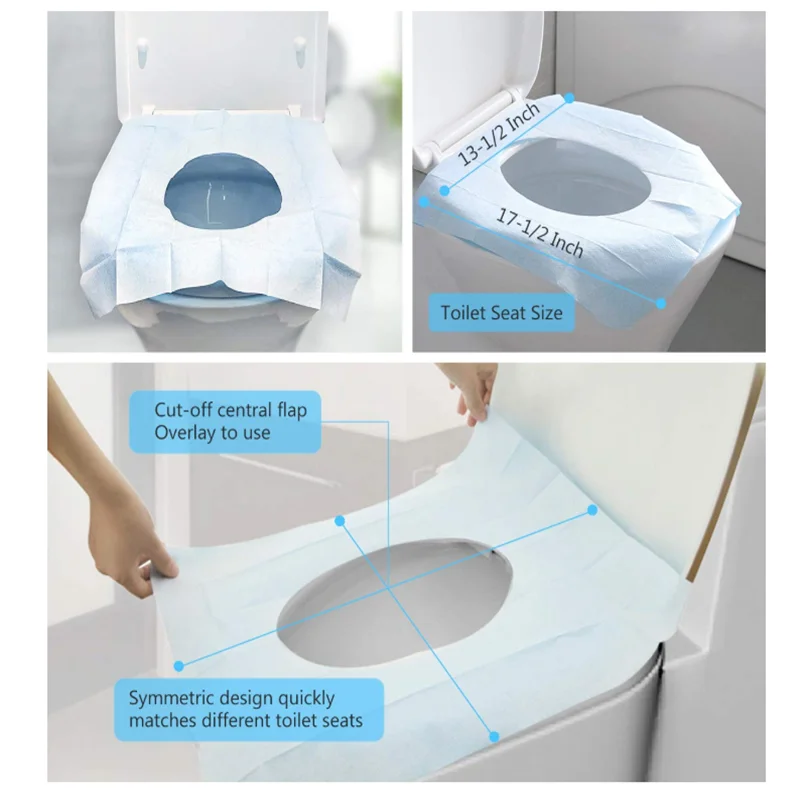 VOBAGA disposable flushable kid paper toilet seat covers travel