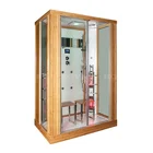 Model K055 Fashionable classic bath outdoor steam shower room combined sauna