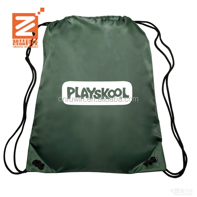 custom logo printed reusable colorful fabric drawstring gift bag