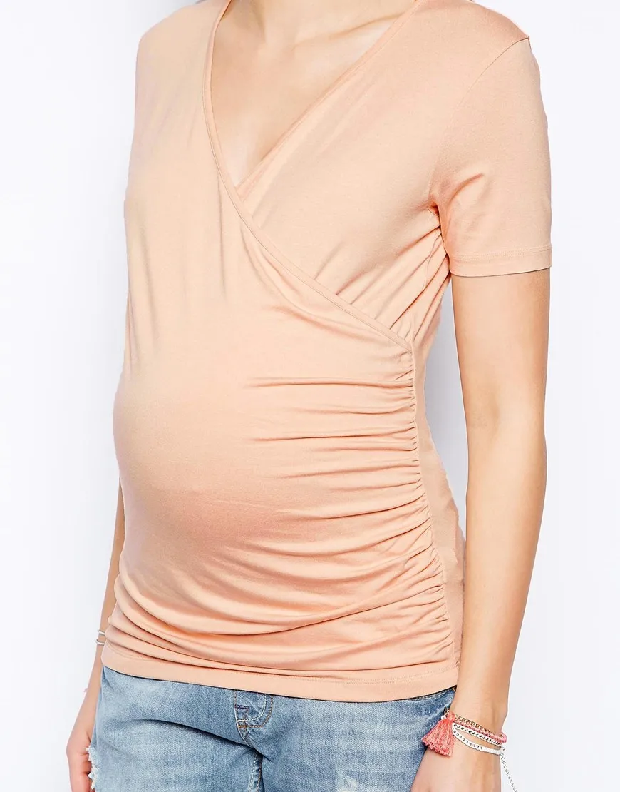 plain maternity shirts