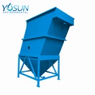Lamella settling tank for container water treatment plant