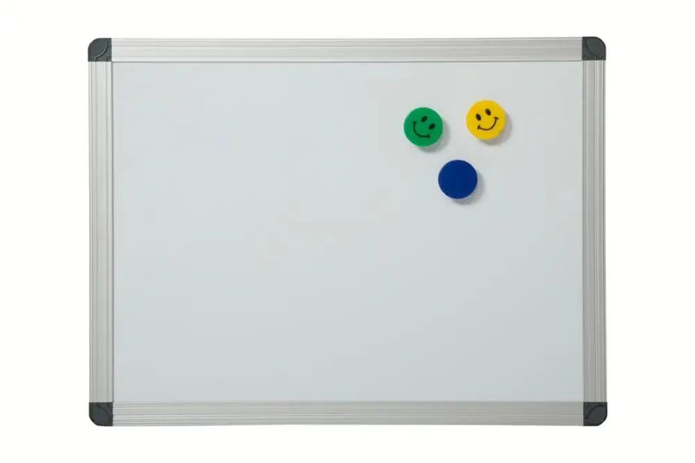 Free sample non-trace installation ABS corner magnetic whiteboard