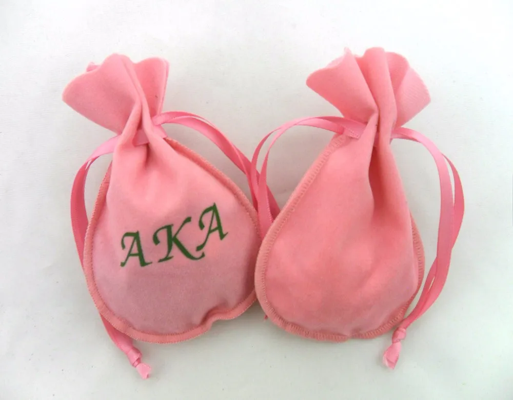 11 x 17 cm red velvet bags jewellery pouches