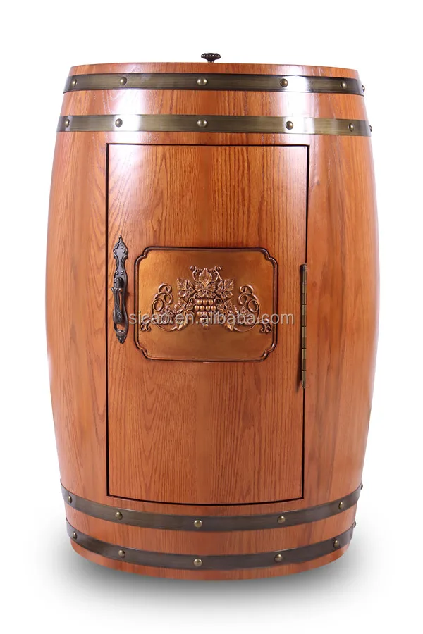 Wine Barrel Furniture,Wine Beer Barrel Fridge,Wood Electrical Appliance