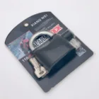 70mm Aluminium Alloy Zinc Alarm Chrome KINBAR Padlock Alerts with Alarm Lock