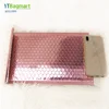 Wholesale Postal Foil Metallic Rose Gold Plastic Padded Envelopes Air Bubble Poly Mailer Bag