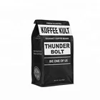 damp proof flat bottom heal sealing moisture-proof grade quad sealed side gusset box bottom roasted coffee beans bag