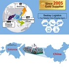 sea freight forwarder cargo rates container agent lcl shipping service from guangzhou china to estonia