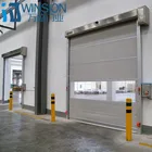 PVC high speed industrial fabric door with CE KJM-732