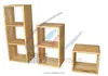 OA-4105 Wooden Cube Set Solid Oak Cube Furniture