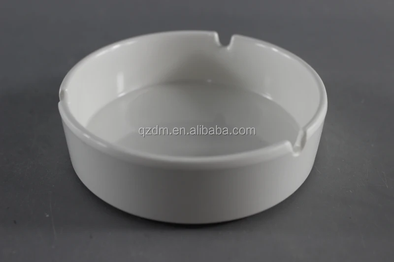 Custom-made Logo Plastic ashtray , Melamine White ashtray