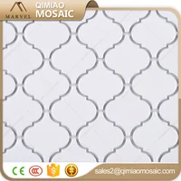 Kitchen Wall Decoration White Glazed Ceramic