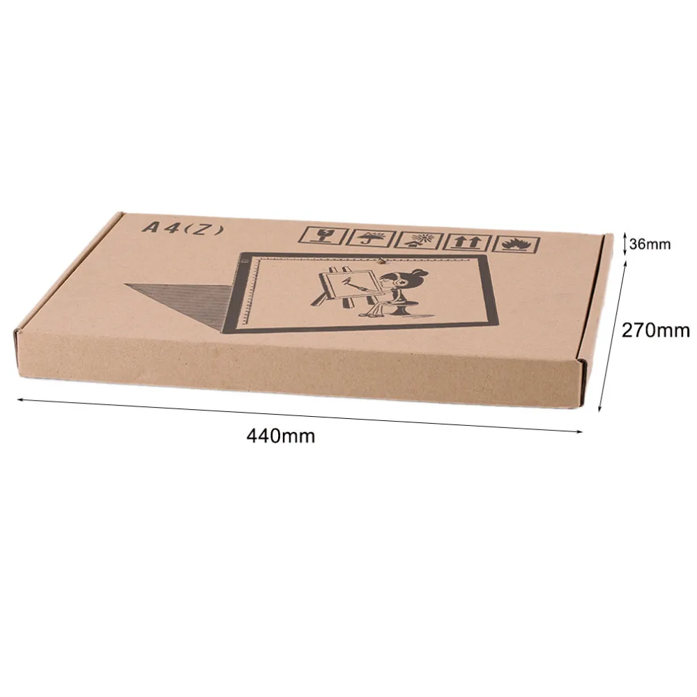 Quality Pratical 4mm Ultrathin A4 LED Light Pad Copy Pad Drawing Tablet LED Tracing Painting Board Without Radiation