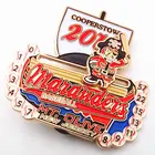 Sport Baseball Colors Enamel Lapel Pins Gold Silver pin badge