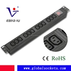 Unit 1U 8ways Shuko Type Power Distribution Unit