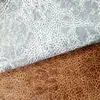 Bronzing faux suede woven soft leather look colourful fabric for sofa