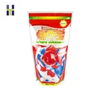 flexible stand up pouch with zipper for fish food