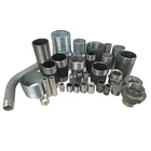 Carbon Steel Coupling Galvanized Pipe Fittings , Fitting Connection Pipe Nipple Distributor