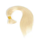 Ideal Hair Platinum Gold 613 Blonde 100% Virgin Cuticle Aligned Hair Bulk Wholesale Price Human Hair Bulk