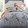 Brown bird 100 cotton printed fabric for duvet cover