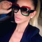 X9004 Hot Sale Ladies Oversized Square Sunglasses Women Designer Brand Glasses Fashion Eyewear Shades UV400 OEM