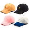 Plain Denim Mens 6 Panel Wholesale baseball cap distressed embroidery dad hat custom cheap dad hat