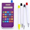 hot selling solar iphone shape calculator with pen set