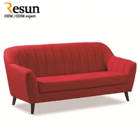Resun wooden furniture european living room modern sofa design