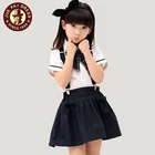 Cute Kindergarten School Uniform With Shoulder-straps