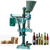 Semi Automatic Wood Cork Inserting Machine / Champagne Bottlecorking Machine