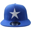 5 panel hip hop hat black blue snapback cap for sale cheap