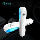 2018 newest 2 in 1 with 2-Way USB Charger Mini Car Air Purifier with negative oxygen ion
