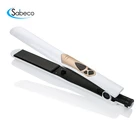 Sabeco personalized high quality rechargeable hair straightener private label flat iron hair straightener
