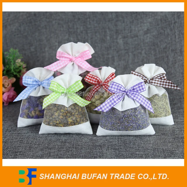 hot sell promotion gift fragranced dry flower sachet bag