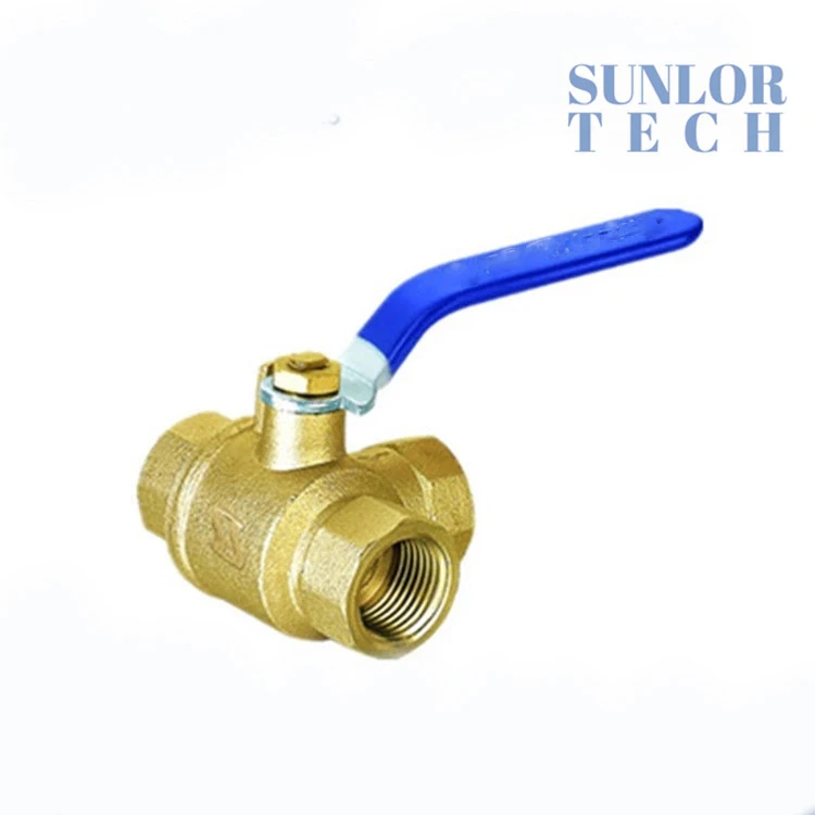Copper valve tee L-type brass three-way ball valve Copper ball All copper ball valve