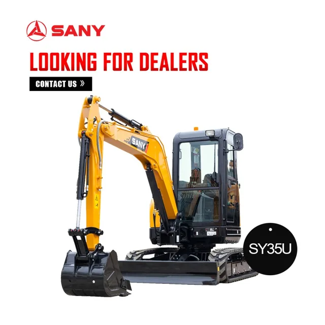 SANY SY35U 3.5t Small Mini Crawler Excavator of rc Hydraulic Excavator for Sale