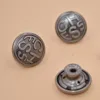 Guanlong brand custom garment accessories jacket metal for jeans alloy buttons