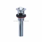 CP Brass PO Plug Drain With Revolving Stopper / CO Plug Drain / Pup Up Drain