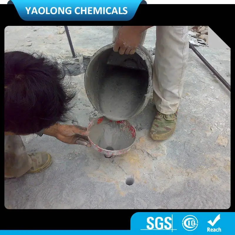 No flammability nor explosiveness non explosive demolition agent