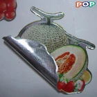 Laser material Fruits pvc botter sticker window reverse sticker used of bottle window vinyl decal