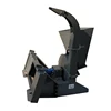 Skid steer attachments wood tree branches chipper shredder