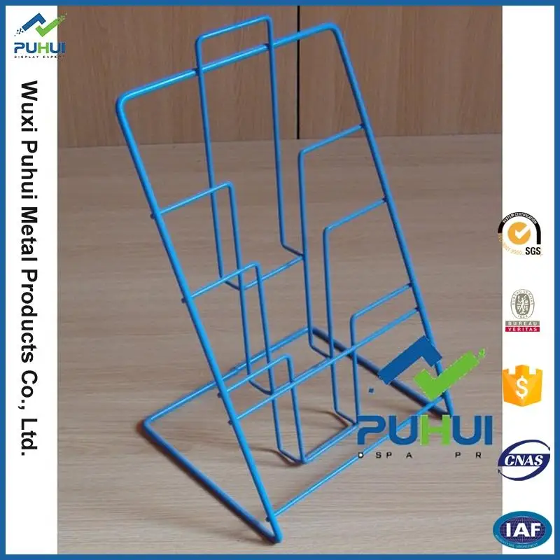 hot selling wire magazine display rack magazine cross