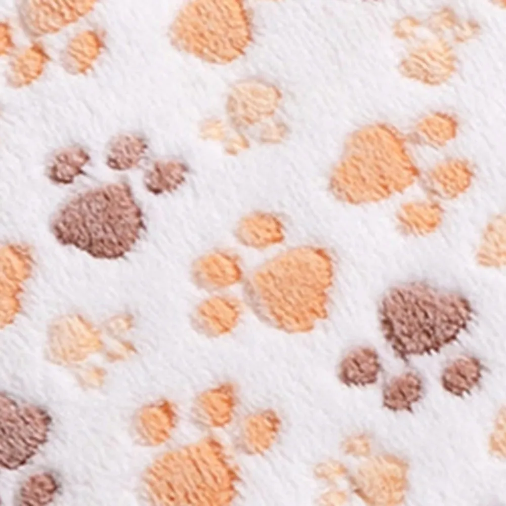 Pet mats thick blanket Cat Dog Puppy Kitten Warm Waterproof Fleece Soft Blanket Bed Mat Paw Print New