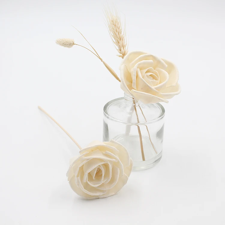 Decorative Reed Flower Diffuser Scented Sola Flower Diffuser Sola Wood Flower
