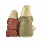 Resin Christmas Nativity Scene Set with Mary Joseph and Baby Jesus Holy Family religious figures Christmas decoration