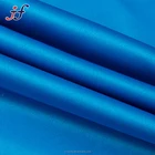 Dyeing Polyester Satin Fabric 100% Polyester 145 Gsm Microfiber Peach Skin Satin Plain Clothing Fabric