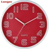 New design Promotional gifts Hot selling printable pu leather wall clock for sales