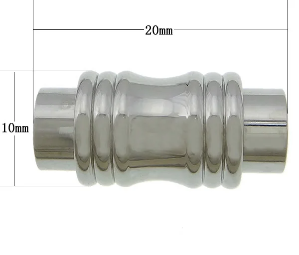 Free shipping!!!Stainless Steel Magnetic Clasp,Supplies For Jewelry, 304 Stainless Steel, oril color, 20x10x9mm