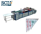 Automatic computer triangle puff pastry bag making machine