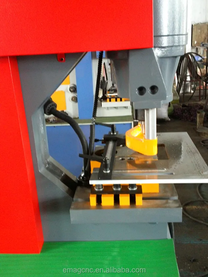 Q35y16 60t Hydraulic Ironworker Square Sheet Metal Hole Punch Machine